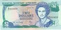 Bermuda P-40A 2 Dollars